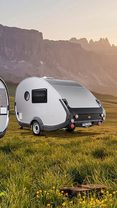 T@B campingvogne kombinerer ikonisk retrodesign, kompakt størrelse og høj kvalitet