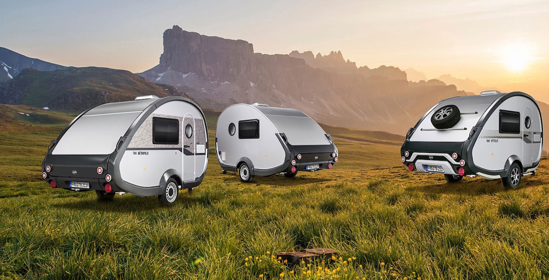 T@B campingvogne kombinerer ikonisk retrodesign, kompakt størrelse og høj kvalitet