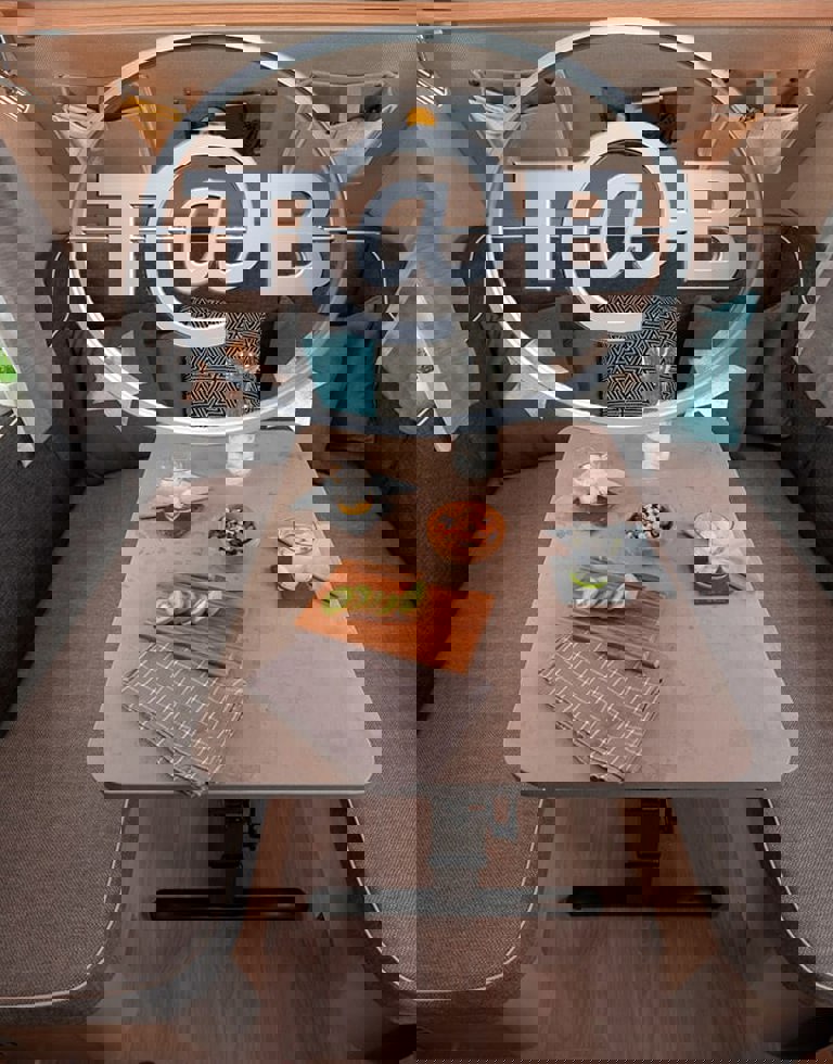 T@B er kompakt og smart indrettet – alt hvad du har brug for på farten