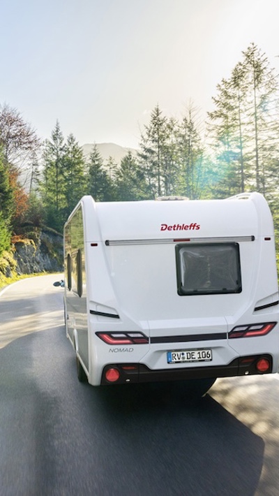 Dethleffs Nomad har stilrene detailjer