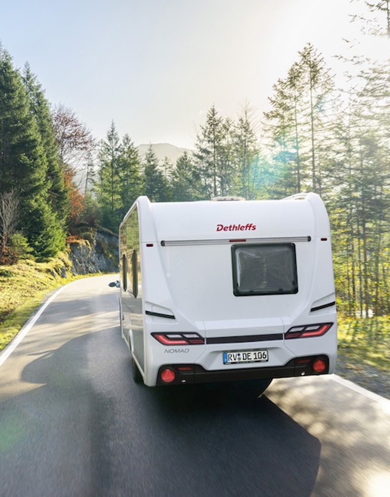 Dethleffs Nomad har stilrene detailjer